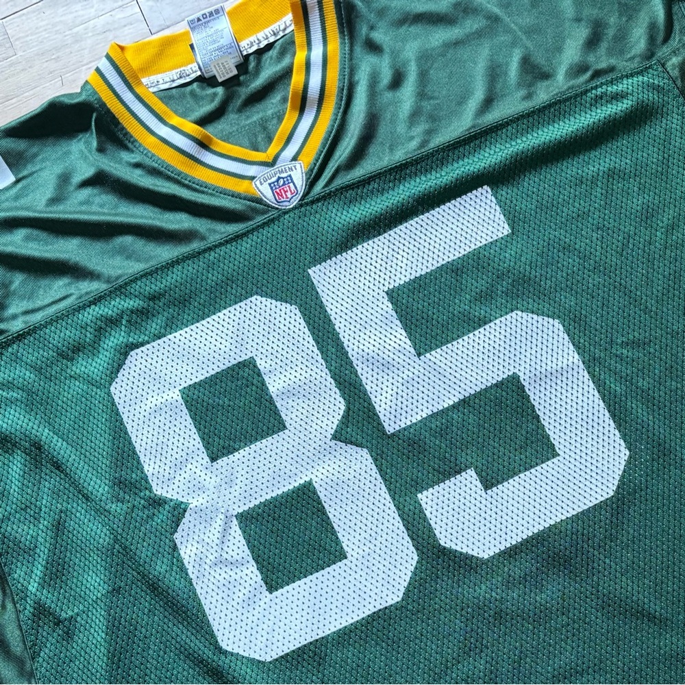 Green Bay Packers NFL Equipment Greg Jennings #85 Reebok Men’s 2XL Jersey